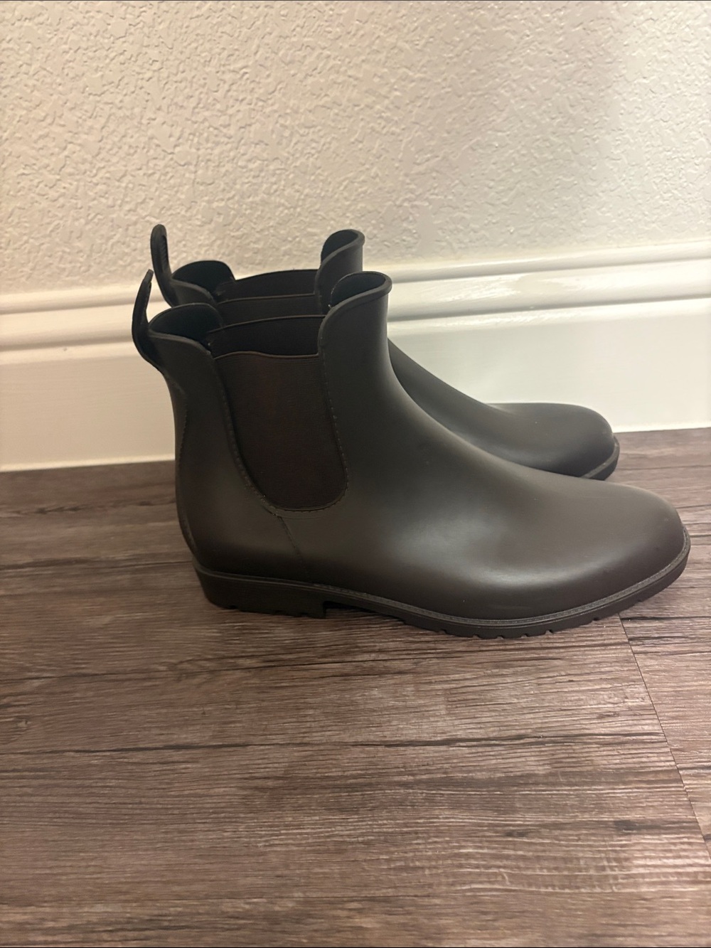 Chocolate Brown Chelsea Rain Boots